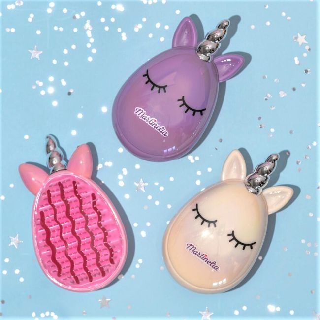 Perie de par pentru copii roz Sweet Dreams Unicorn Martinelia 41030
