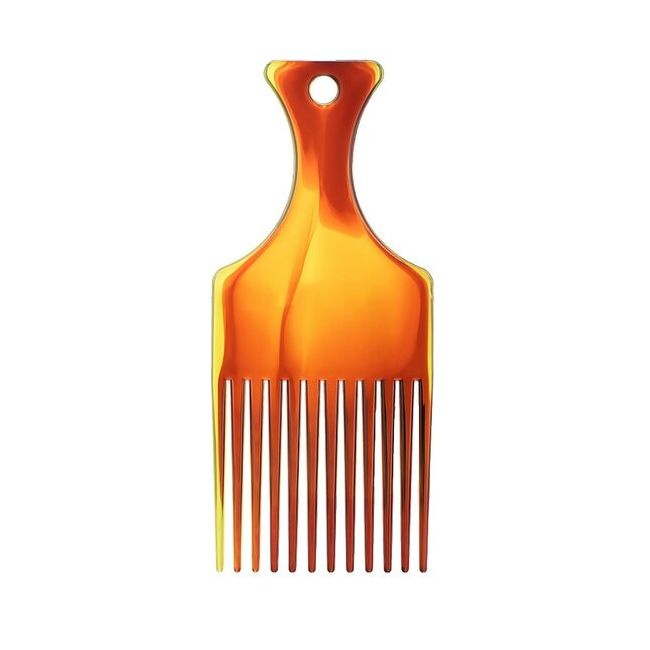 Pieptan Afro M Chihlimbar, pentru par ondulat, Top Choice