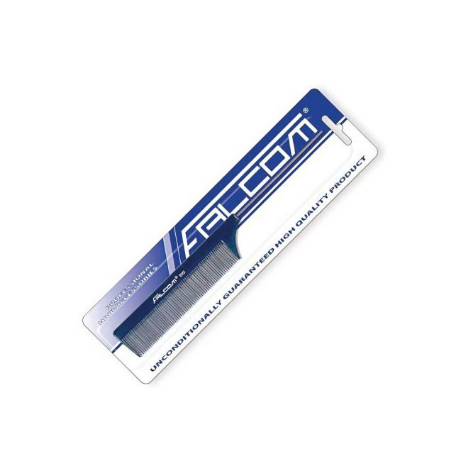Pieptan pentru tapat, cu maner metalic si dinti desi, Falcon, Top Choice