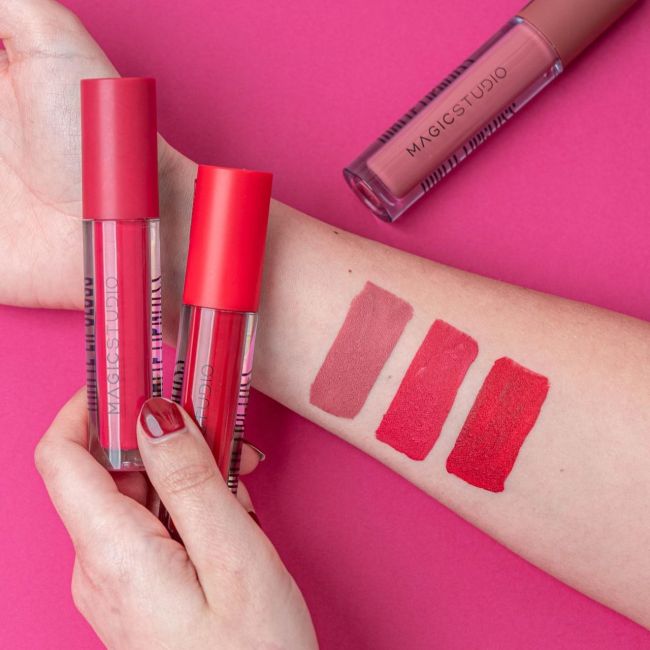 Ruj Lichid rezistent la apa, Matte Passion, Nr. 03, Rouge Perfect, Magic Studio