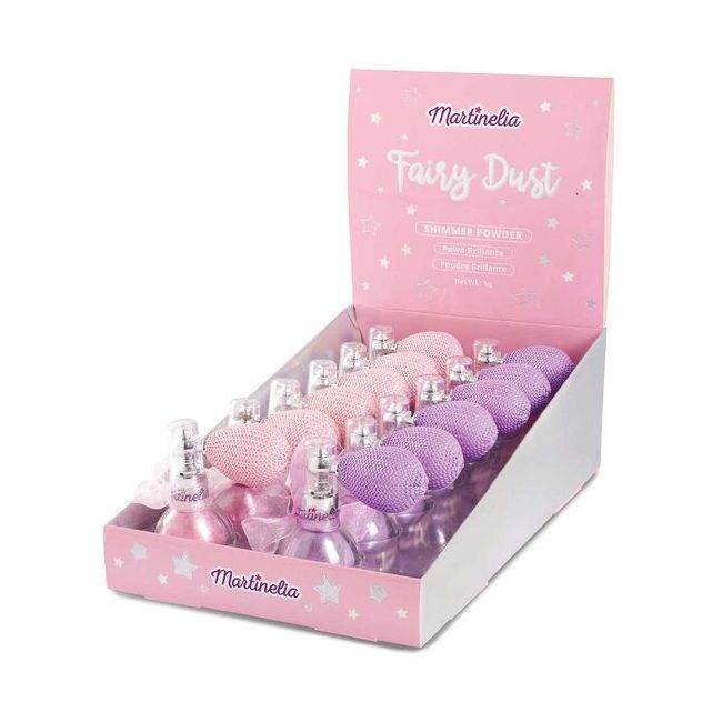 Sclipici corp cu pulverizator, Fairy Dust, Set de 12 bucati, Martinelia