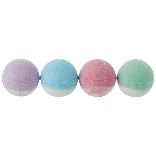 Set 4 bile de baie Pure Energy Multicolor IDC Institute 70 g