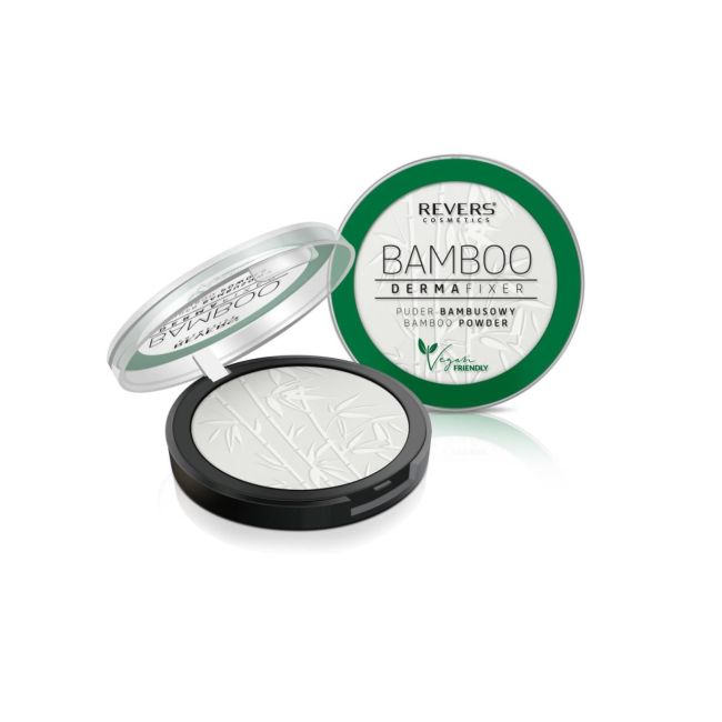 Set 9 bucati Pudra matifianta vegana Bamboo Derma Fixer Revers 10 g
