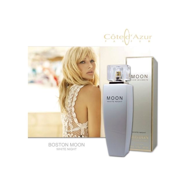 Tester - Apa de Parfum Cote d'Azur Boston Moon White Night, Femei, 100 ml