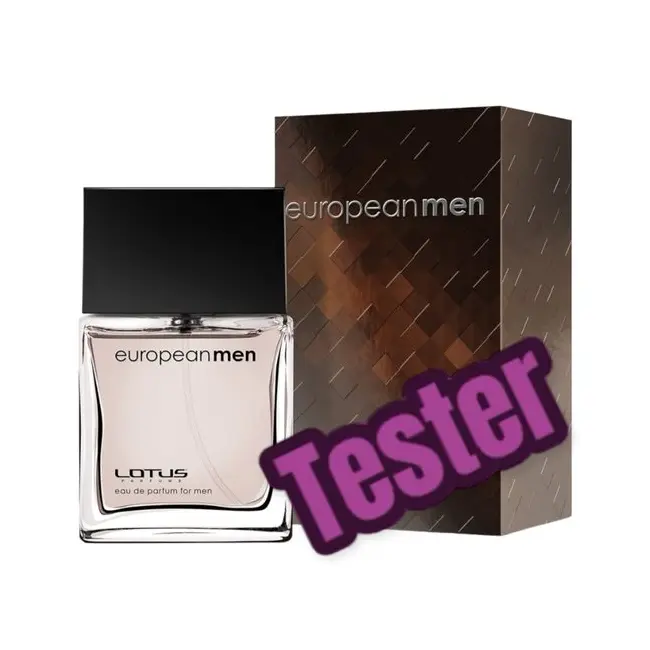 Tester Apa de parfum European Men, Revers, Barbati, 100ml