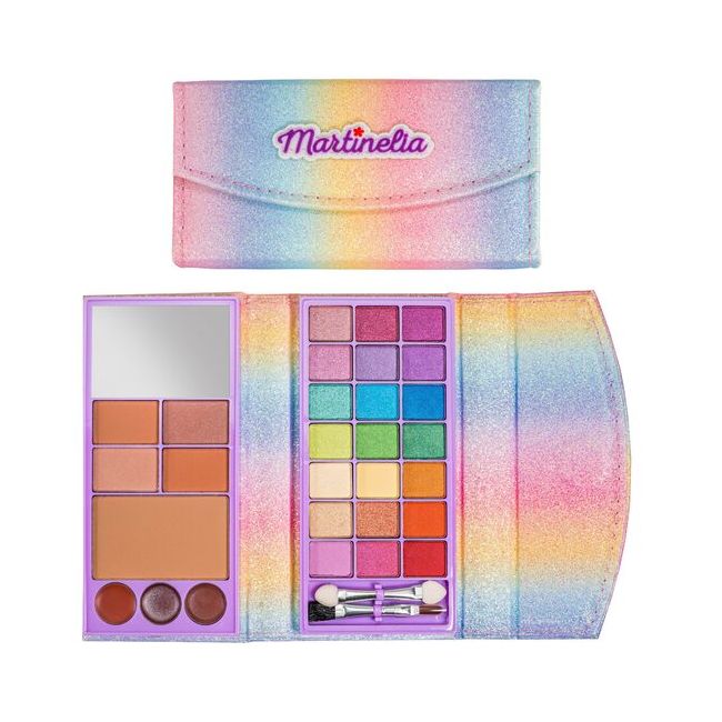 Trusa de machiaj tip portofel, Shimmer Paws, pentru fetite, Martinelia 30574