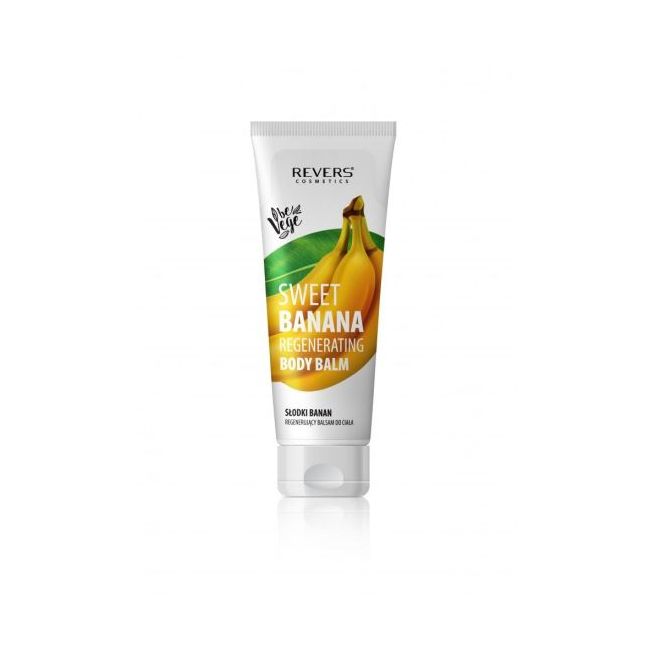Balsam de corp regenerant cu aroma de banane Be Vege Revers 250 ml