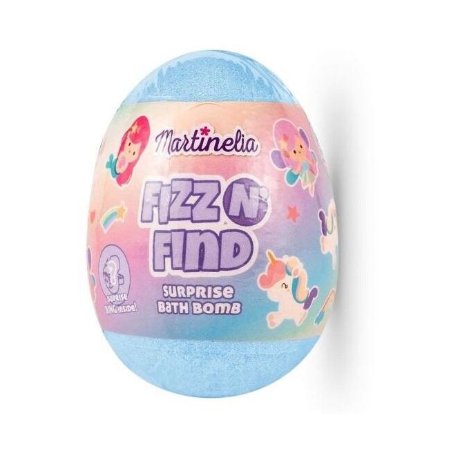 Bila de baie efervescenta cu surpriza pentru copii Martinelia, 98212, albastru, 150 g