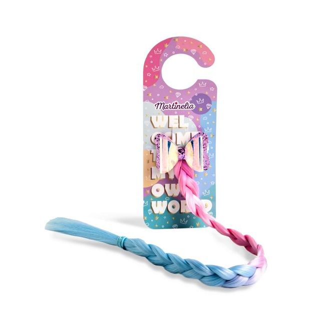 Clips de par funda cu extensie colorata Welcome to my World Martinelia 8905B