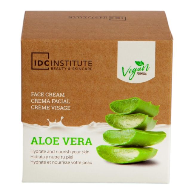 Crema de fata cu aloe vera vegana IDC Institute 42104, 50ml