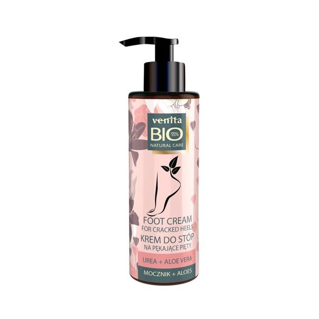 Crema vegana regeneranta pentru calcaie cu uree si aloe vera Venita 100 ml