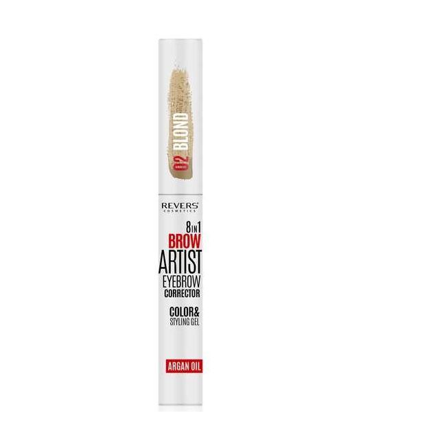 Gel styling corector sprancene 8 in 1 Brow Artist 02, blond, 7 ml