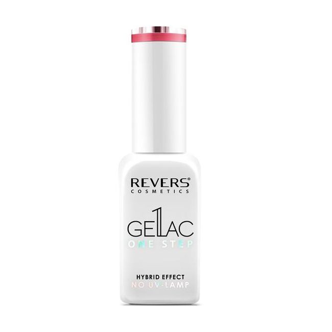 Lac de unghii Gellac 1 Step, Hybrid Effect, Non UV, Revers, 04 corai, 10 ml