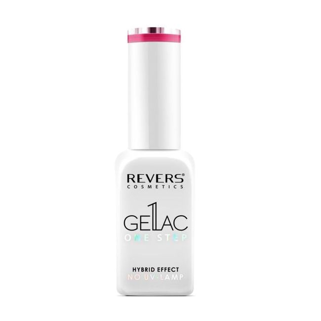 Lac de unghii Gellac 1 Step, Hybrid Effect, Non UV, Revers, 05 Roz, 10 ml