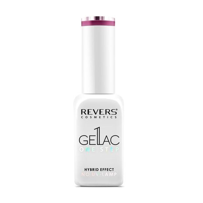Lac de unghii Gellac 1 Step, Hybrid Effect, Non UV, Revers, 13 Mov inchis, 10 ml