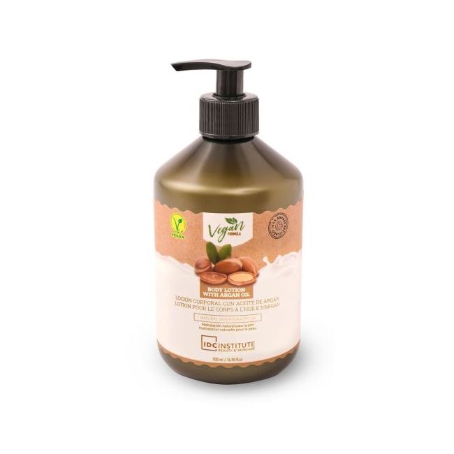 Lotiune de corp vegana cu ulei de argan IDC Institute 99599, 500ml