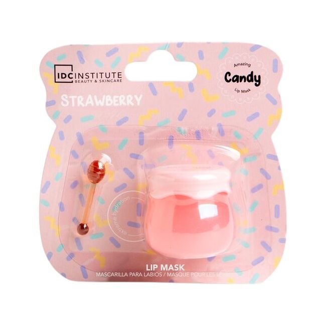 Masca de buze cu aroma de capsuni Candy IDC Institute 68114S, 6 g