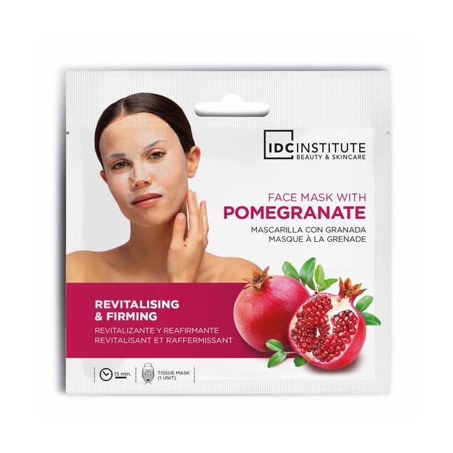 Masca faciala cu extract de rodie pentru revitalizare si fermitate IDC Institute 5858, 22g