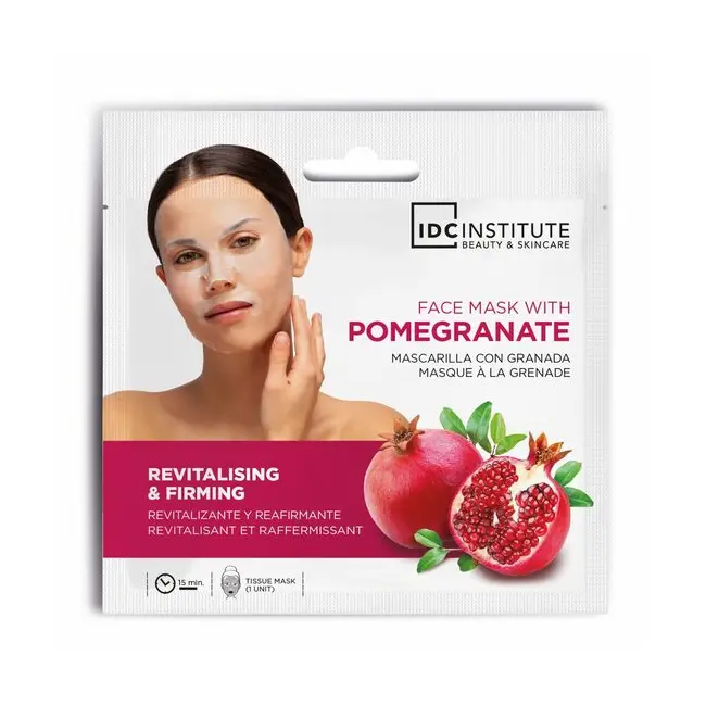 Masca faciala cu extract de rodie pentru revitalizare si fermitate IDC Institute 5858, 22g