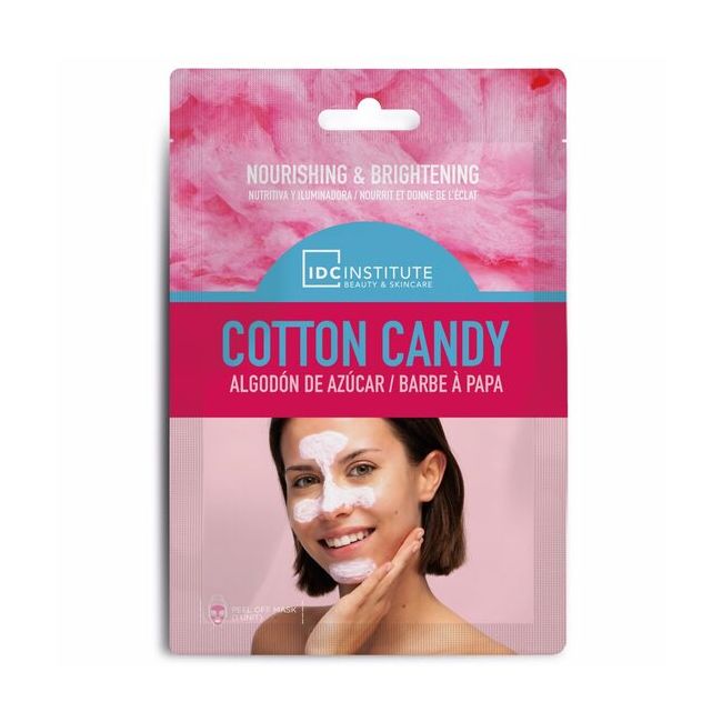 Masca faciala cu ulei de migdale pentru hidratare si catifelare Cotton Candy IDC Institute 77036, 10 ml