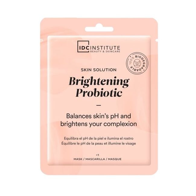 Masca pentru fata iluminatoare cu probiotice Skin Solutions IDC Institute 3990, 5 g