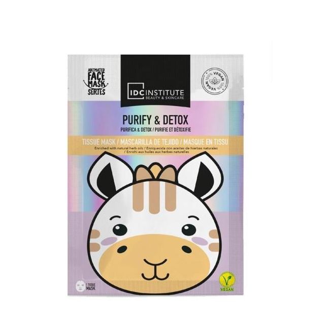 Masca purificare si detoxifiere Cute Animal - Girafa IDC Institute 77013
