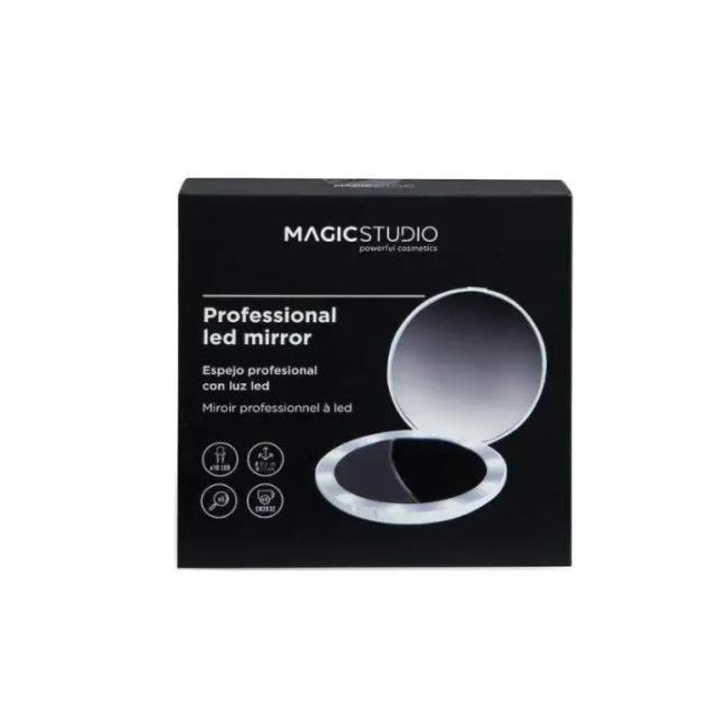 Oglinda cosmetica cu iluminare Magic Studio MS70010, 12 cm diametru