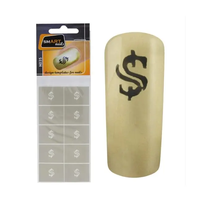 Sabloane de unghii, Smart Nails, Nr 35, dollar