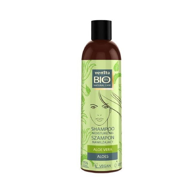 Sampon vegan hidratant, cu extract de aloe, Venita, 300ml