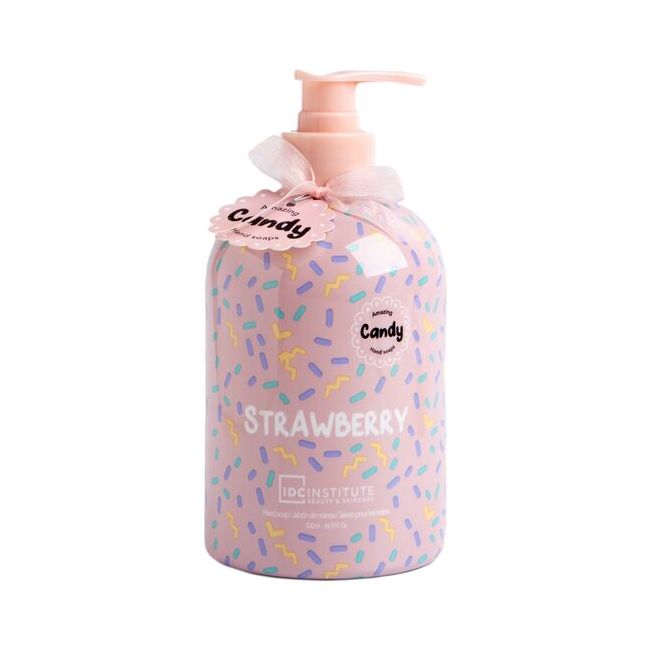 Sapun lichid cu aroma de capsuni Candy IDC Institute 42110, 500 ml