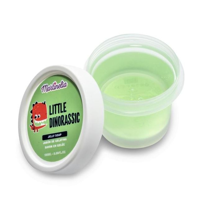 Sapun tip gelatina Little Dinorassic Jelly Soap Martinelia 99704, verde, 100 ml