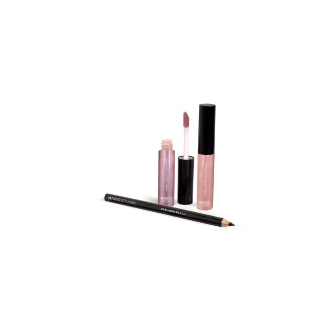 Set 12 bucati Pachet creion si fard lichid de pleoape Matte & Metal de la Magic Studio 60751