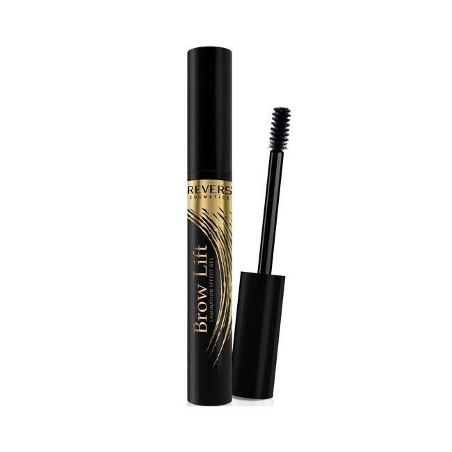 Set 12 bucati gel pentru sprancene cu efect de laminare Revers, 10 ml, negru/maro/maro inchis