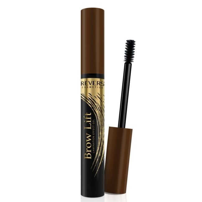 Set 12 bucati gel pentru sprancene cu efect de laminare Revers, 10 ml, negru/maro/maro inchis