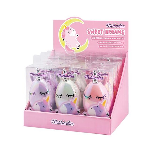 Set 12 perii de par pentru copii Sweet Dreams Unicorn Martinelia 41030S12