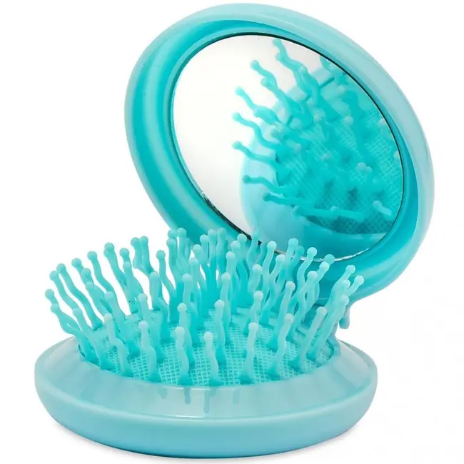 Set 12 perii de par pentru copii pliabile cu oglinda si joc labirint Martinelia 3015w