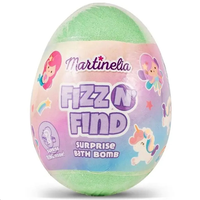 Set 16 bile de baie efervescente cu surpriza pentru copii Martinelia, 98212, 150 g