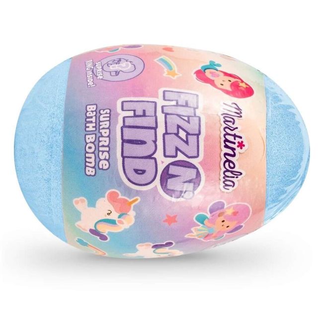 Set 16 bile de baie efervescente cu surpriza pentru copii Martinelia, 98212, 150 g