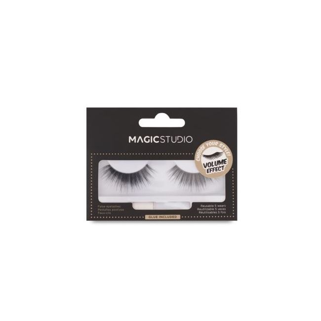 Set 2 gene vegane pentru volum Faux Mink Magic Studio 10011, Volume Effect, negre