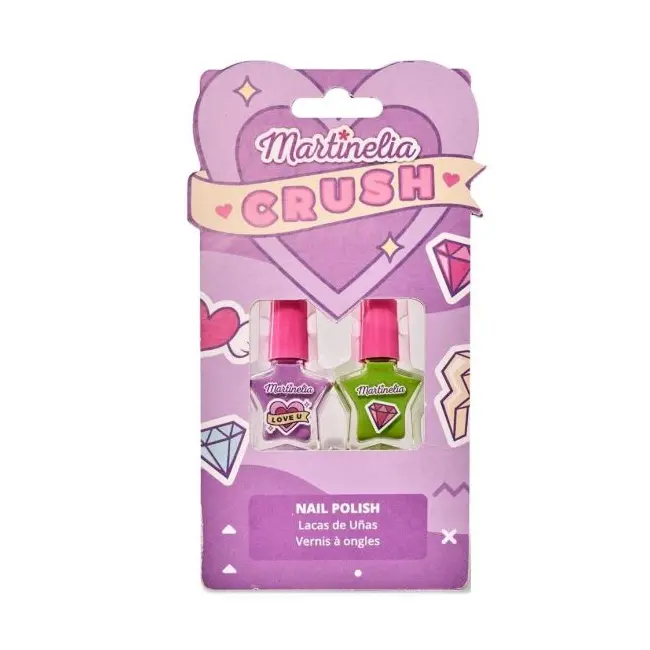 Set 2 lacuri de unghii asortate Crush Nail Duo Martinelia 11102B