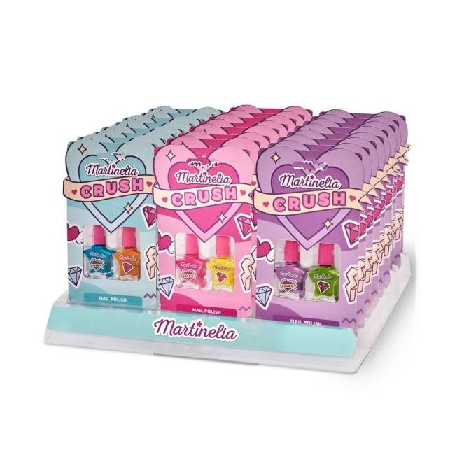 Set 24 bucati Pachet 2 lacuri de unghii asortate Crush Nail Duo Martinelia 11102