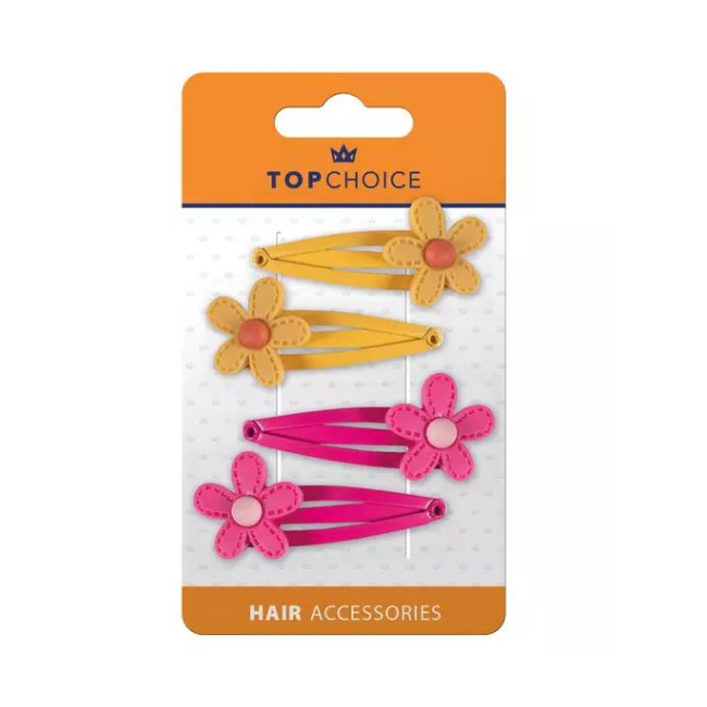 Set 4 agrafe de par pentru copii Top Choice TC26751
