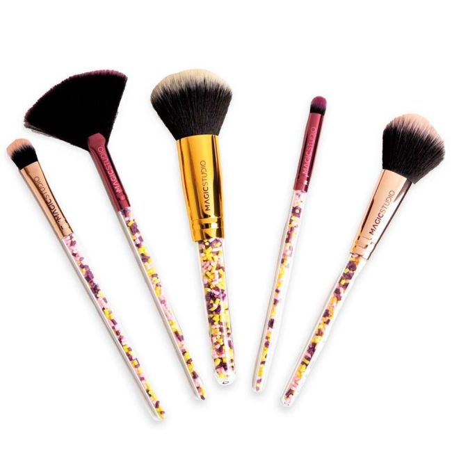 Set 5 pensule cosmetice Pin Up Pink Magic Studio 8101Z