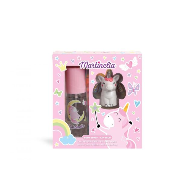 Set 6 bucati body mist si balsam de buze Mr Sweet Dreams Martinelia 24185, 103ml