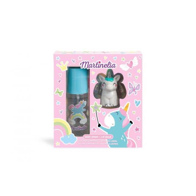Set 6 bucati body mist si balsam de buze Mr Sweet Dreams Martinelia 24185, 103ml