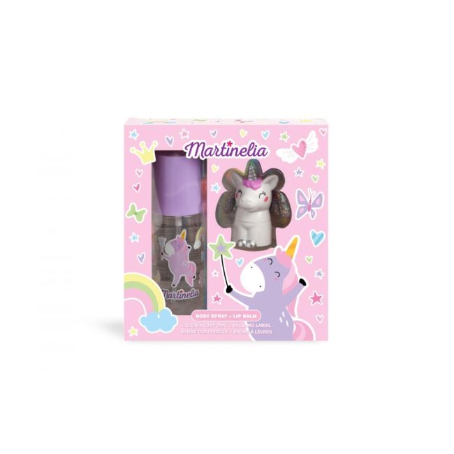 Set 6 bucati body mist si balsam de buze Mr Sweet Dreams Martinelia 24185, 103ml