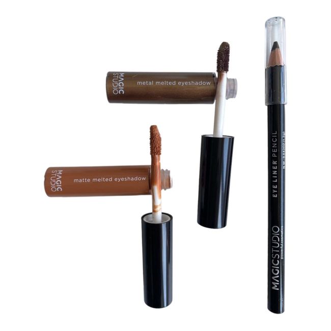 Set creion si fard lichid de pleoape Matte & Metal Magic Studio Maro 60751N3