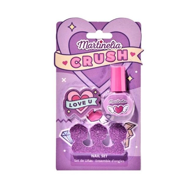 Set ingrijire unghii Crush Nails Martinelia 11103 violet