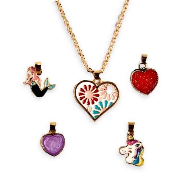 Set lantisor si 5 medalioane I'm Dreaming In Colors Martinelia 8902B