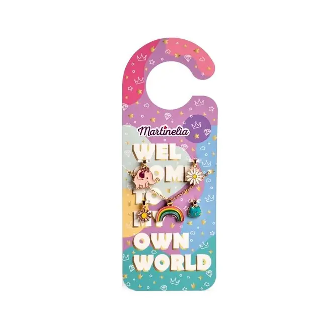 Set lantisor si 5 medalioane Welcome to my World Martinelia 8902B